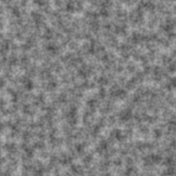 Perlin Noise black and white image.